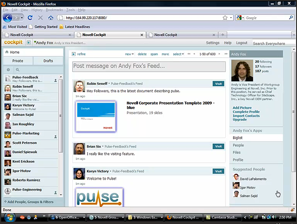 Novell Pulse.
