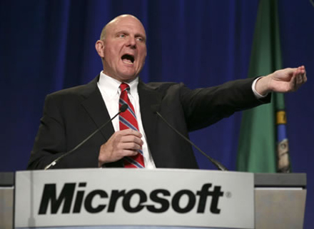 Генеральный директор корпорации Microsoft Стив Балмер.