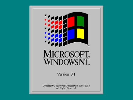 Windows NT 3.1, первая 32-разрядная Windows, вышла 27 июля 1993 года.