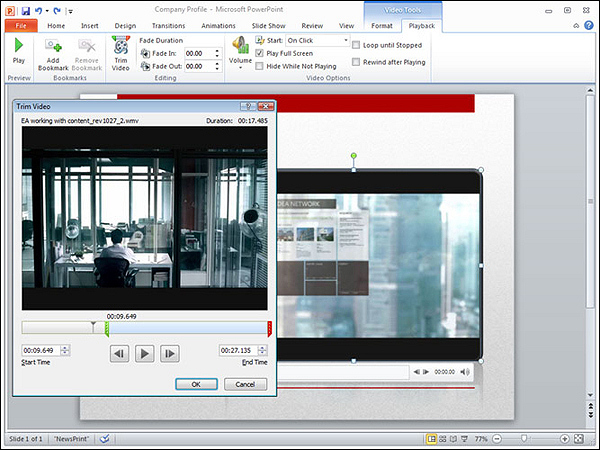 Скриншот Office 365.